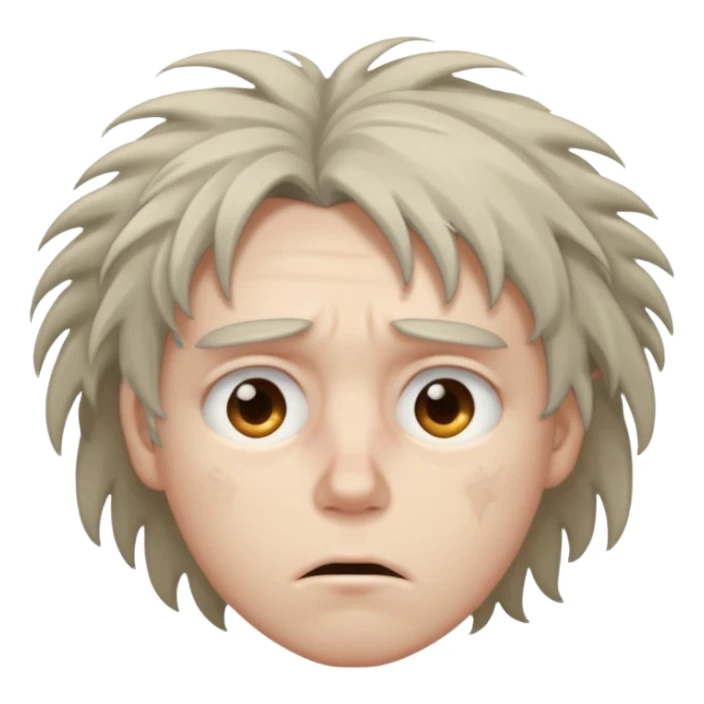 Dull and sleepy Slept for so long to numb feelings sticker