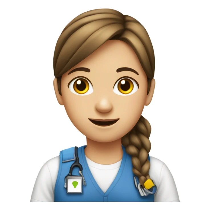 behavior technician girl autism kids sticker