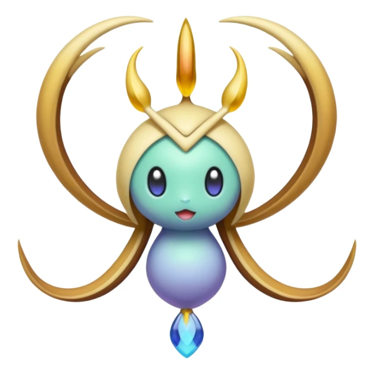 Meloetta-Cresselia-Kirby-Fakémon-creature-hybrid sticker