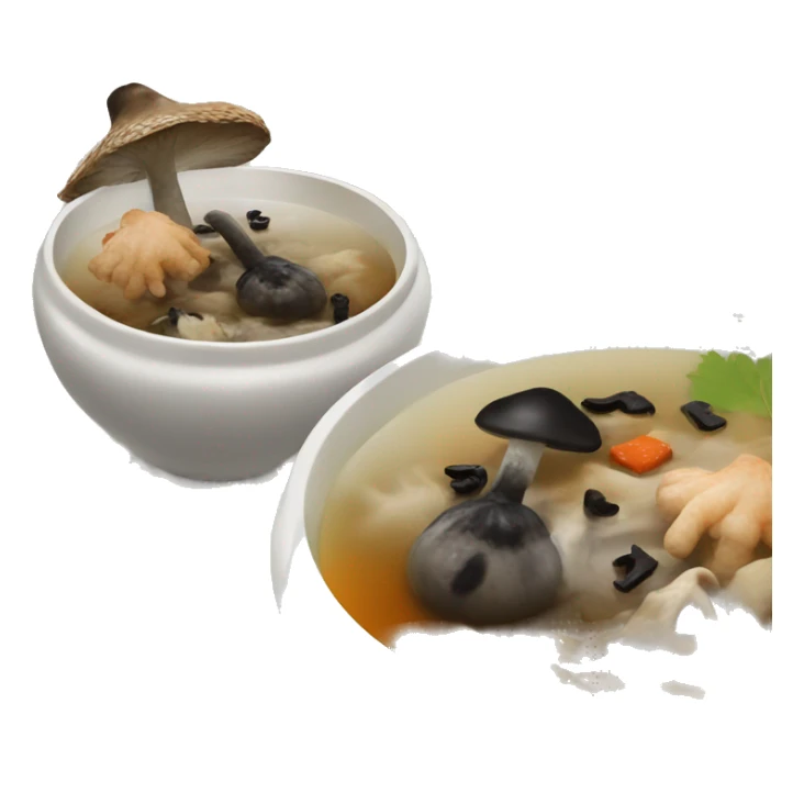 Ginseng and Black Mushroom Chicken Soup sticker