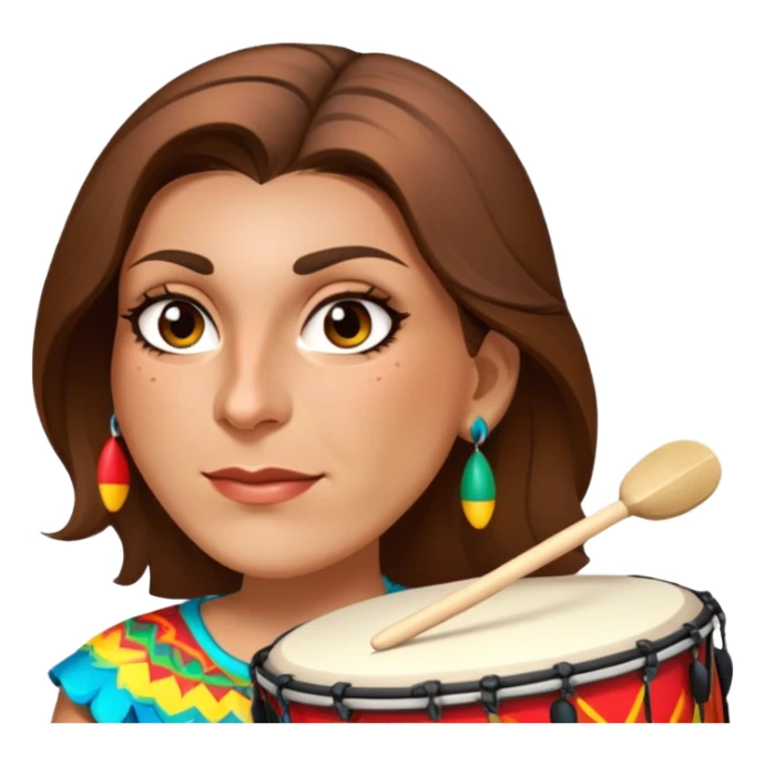 Festive Drummer sticker