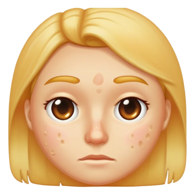 a lot of acne sticker