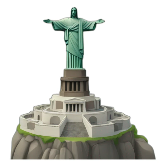 The statue of Christ the Redeemer sticker