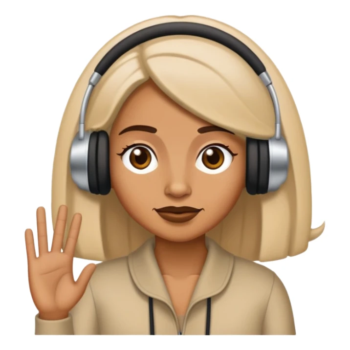 Doña voy doing the iconic “dub” sticker