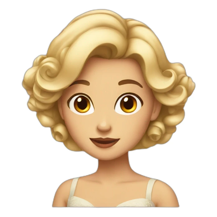 Belle femme sticker