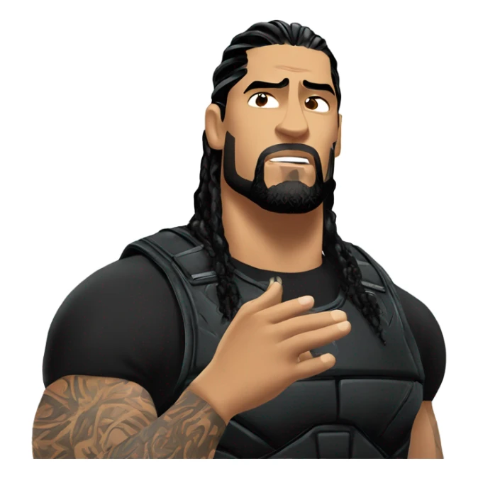 Roman reigns blowing kiss sticker