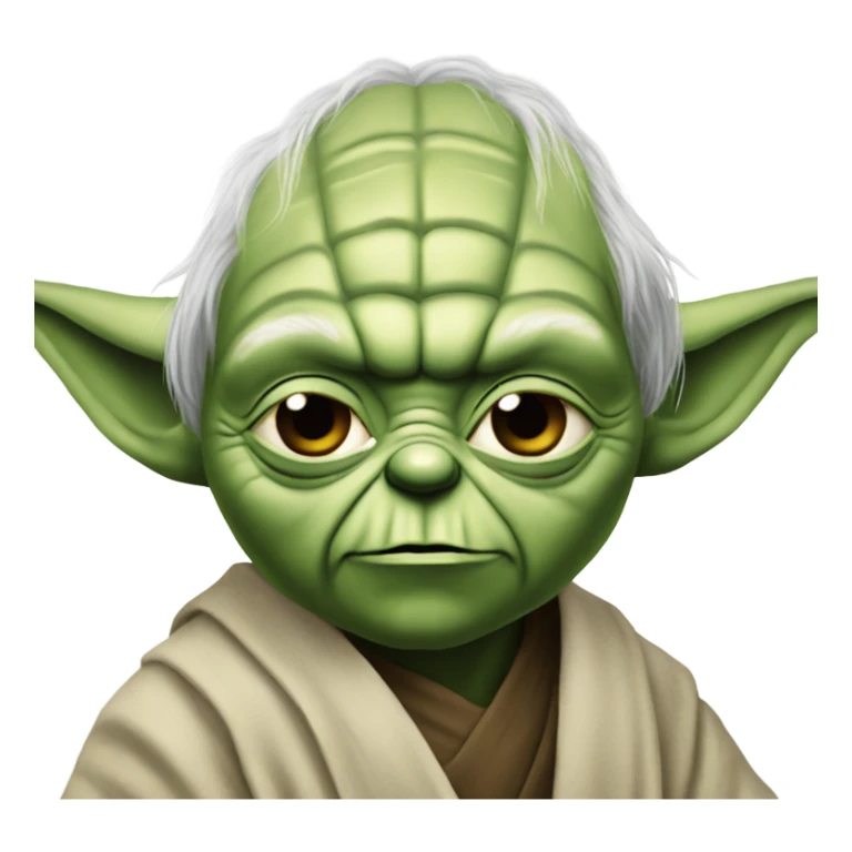 Yoda saying the quote “corrupted me you have” sticker
