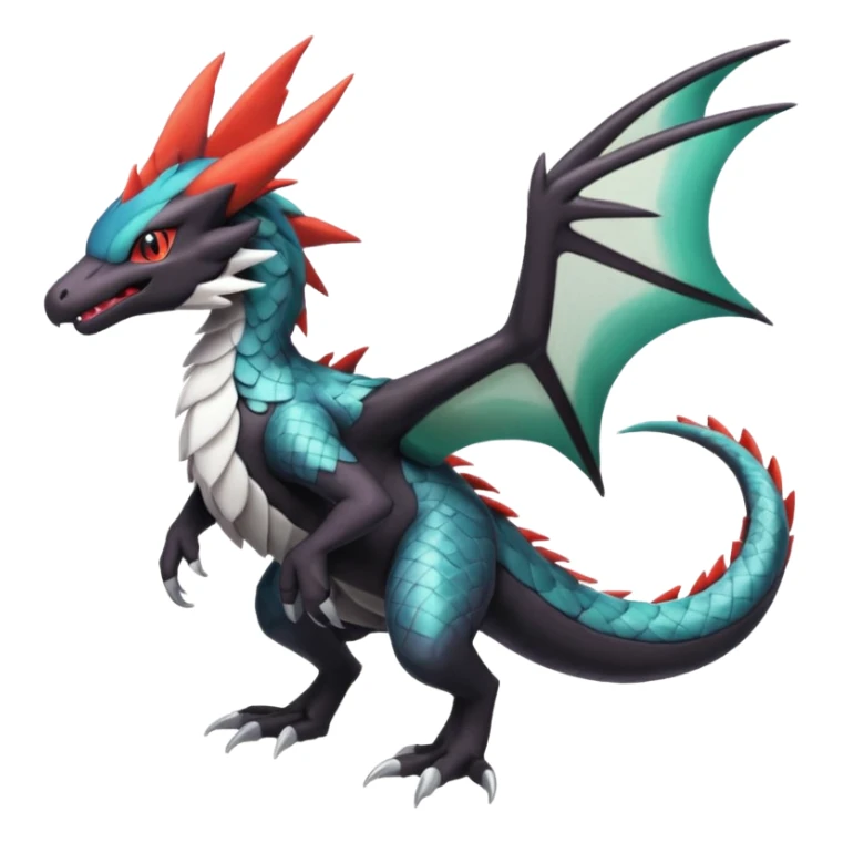 Silvally-Noivern-Salandit-fusion sticker
