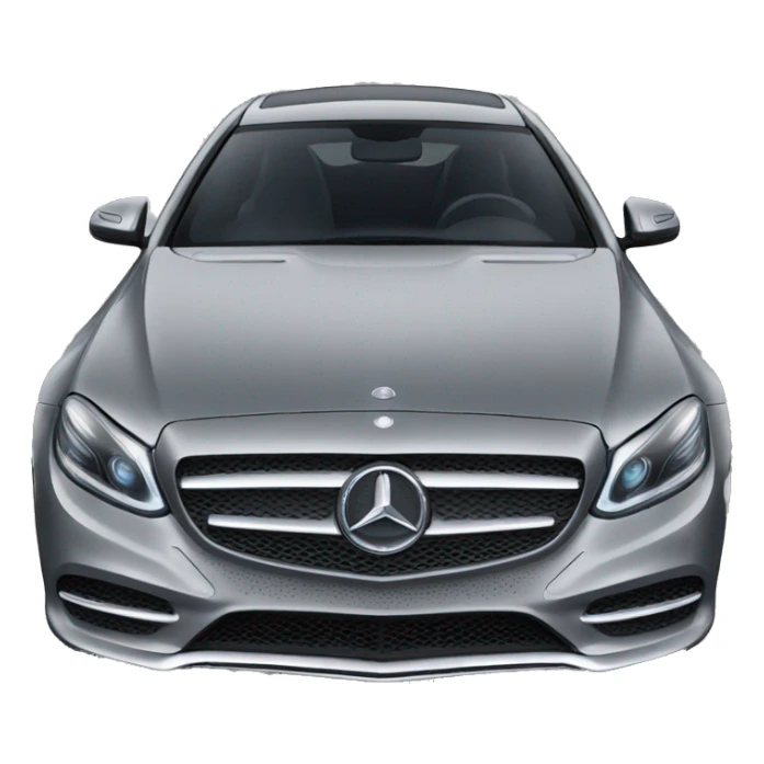grey mercedes benz sticker