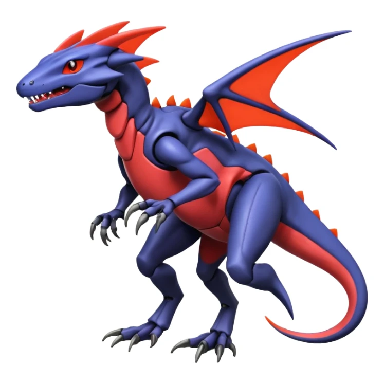 Heliolisk-Salandit-Cyclizar-Genesect-Pokémon, full body sticker