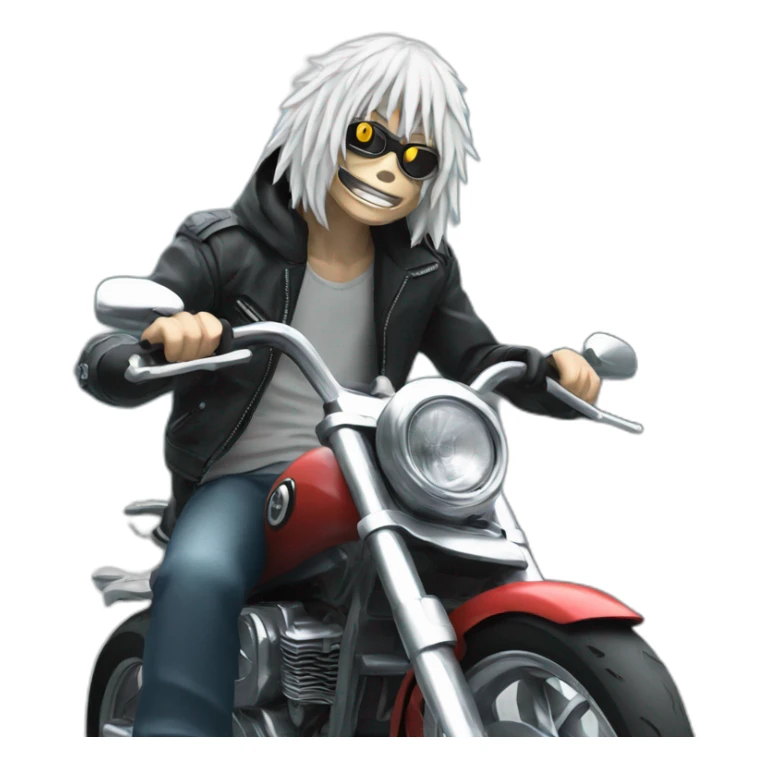 Tomura shigaraki riding motorcycle sticker