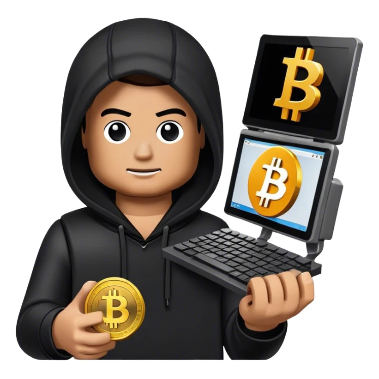 lego homme hackeur bitcoin sticker