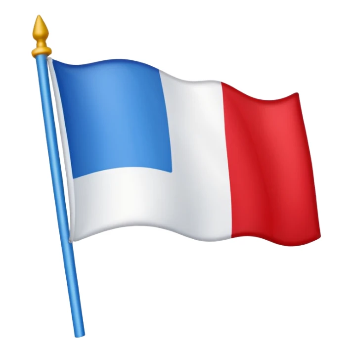 Emoji de drapeau avec les couleurs suivante :  sticker