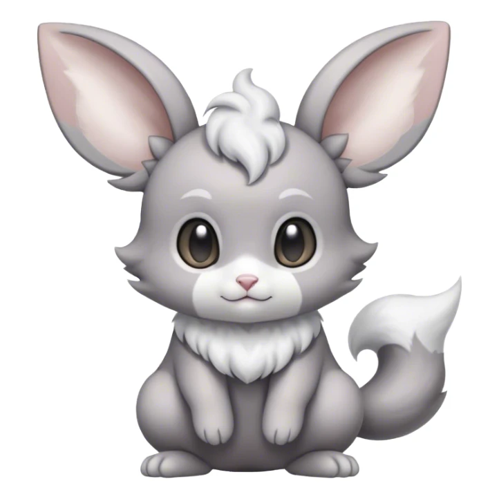 Minccino-Espurr-Cinccino-creature-hybrid  sticker