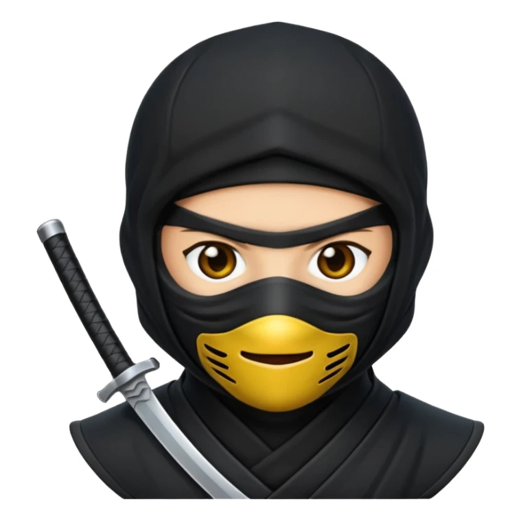 necesito un emoji ninja con el signo de tauro sticker