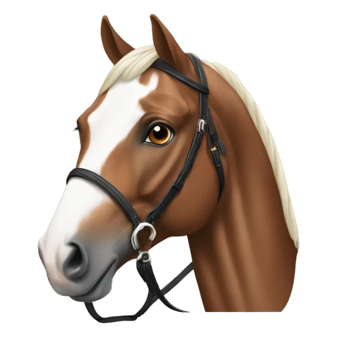 Dressage horse sticker
