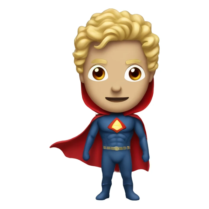 super homelander from "the boys" series with red eyes  sticker