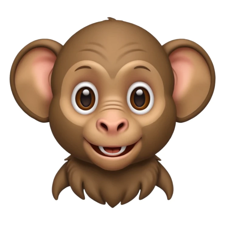 Un garçon au oreille d'éléphant et ressemble au babouin sticker