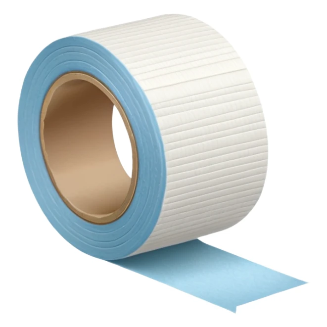 White roll of Masking tape sticker