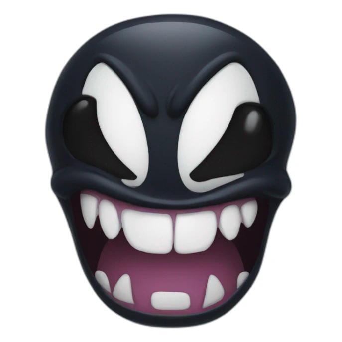 Venom face sticker