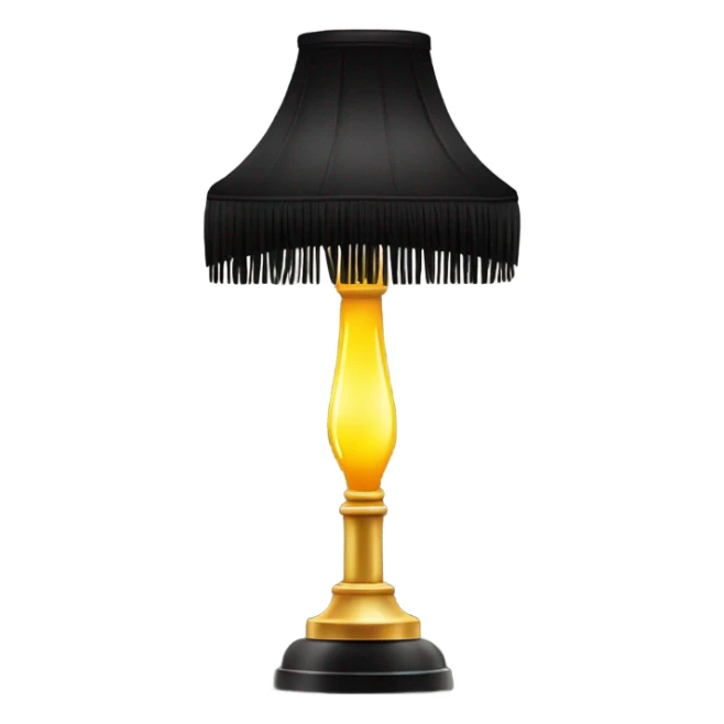 Leg lamp from the movie sticker