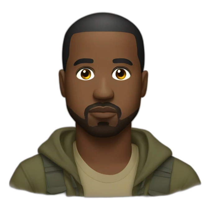 Kanye west in Costa Rica  sticker