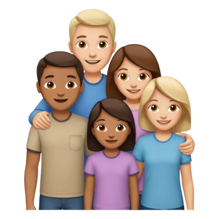 family of four sticker