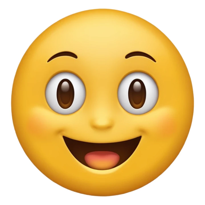 classic yellow emoji, cheerful and expressive, representing marketers with a social media touch sticker