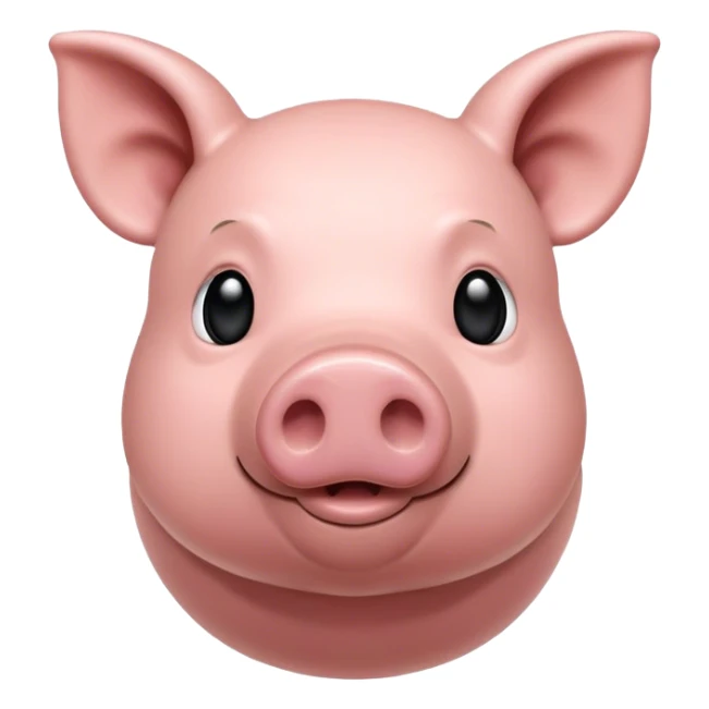 Un noir sur un cochon  sticker