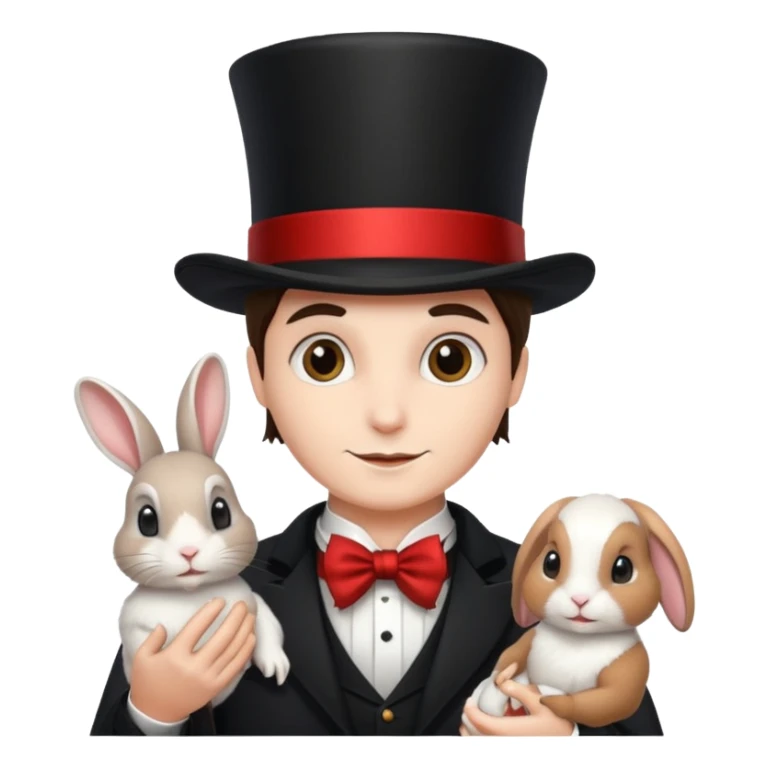 magician and pet sticker