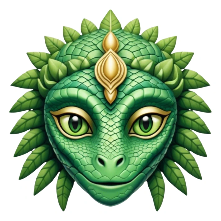 annunaki female reptilian head sticker