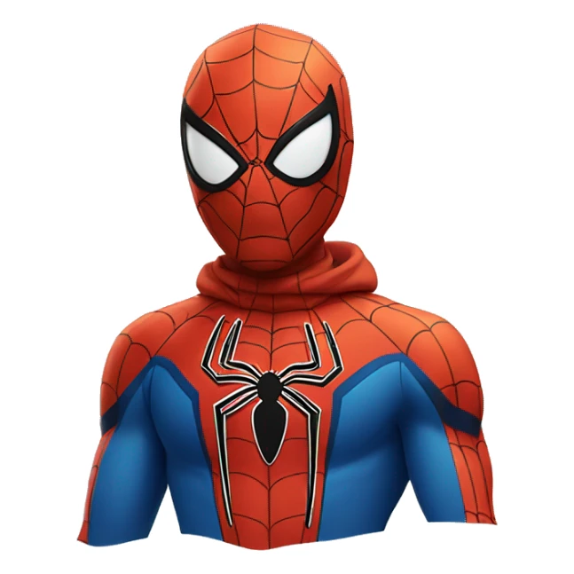 spider man in snow  sticker