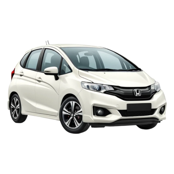 honda jazz ge mc rs white colour sticker
