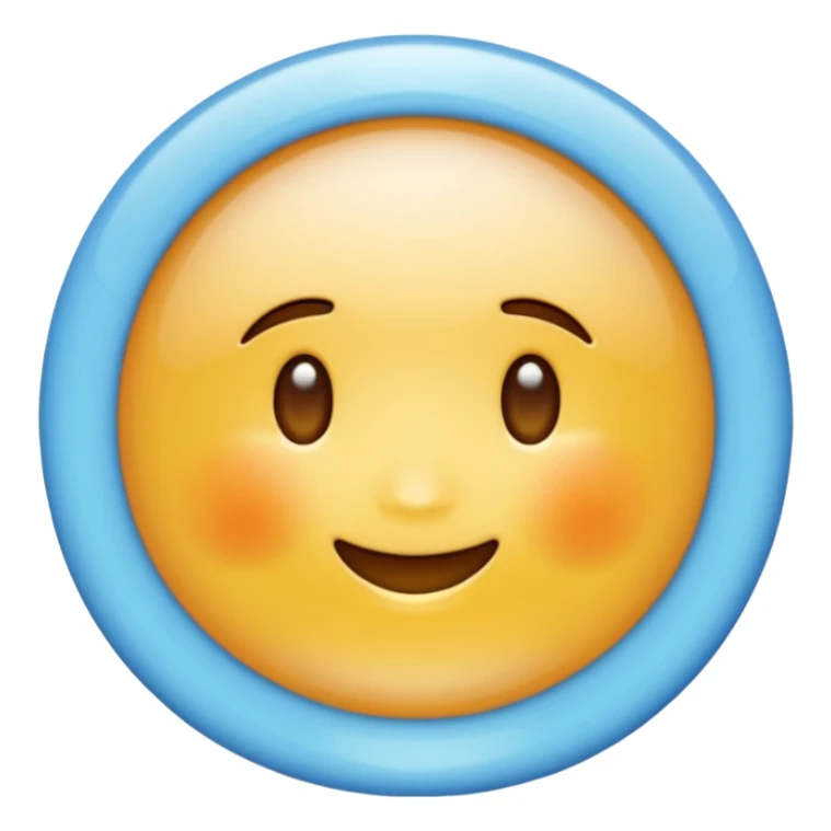 Circulo celeste claro con un visto en el centro blanco sticker