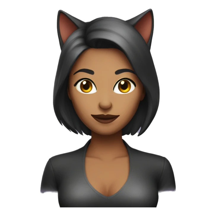 Cat women sticker