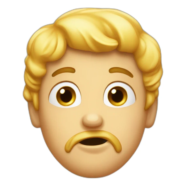 Emojis qui regarde sur le côté sans bouche sticker