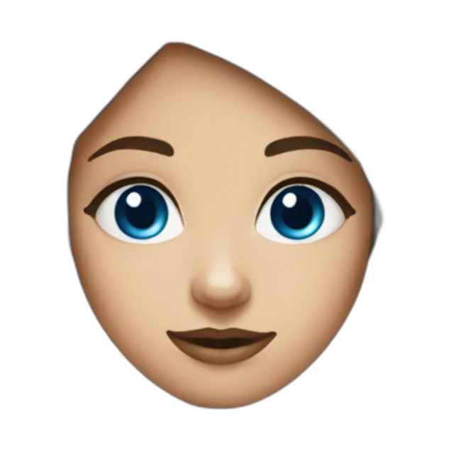 Woman-with-blue-eyes—in-Raccoon-clothes sticker