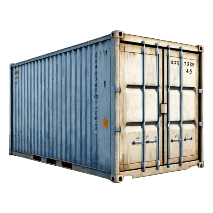 Anselm Kiefer concrete shipping container sticker