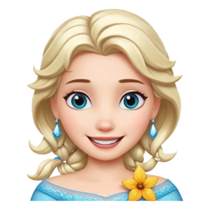 Cute elsa sticker