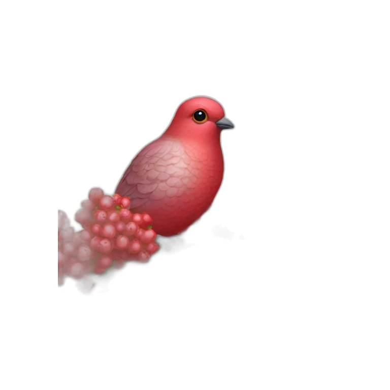 Ukraine, red viburnum dove sticker