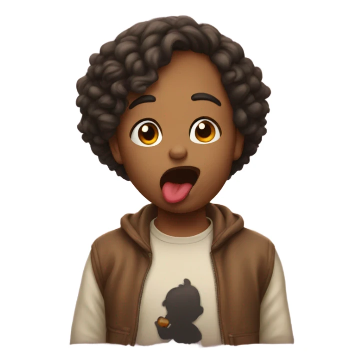 Big kiss to friend sticker