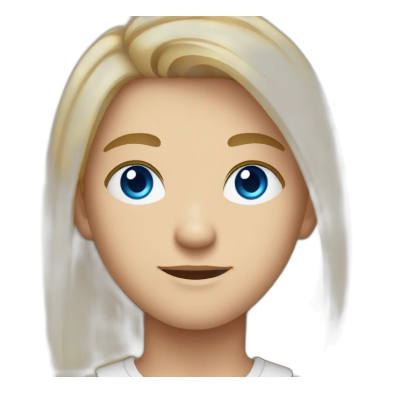 young web developer with fair hair and blue eyes sticker