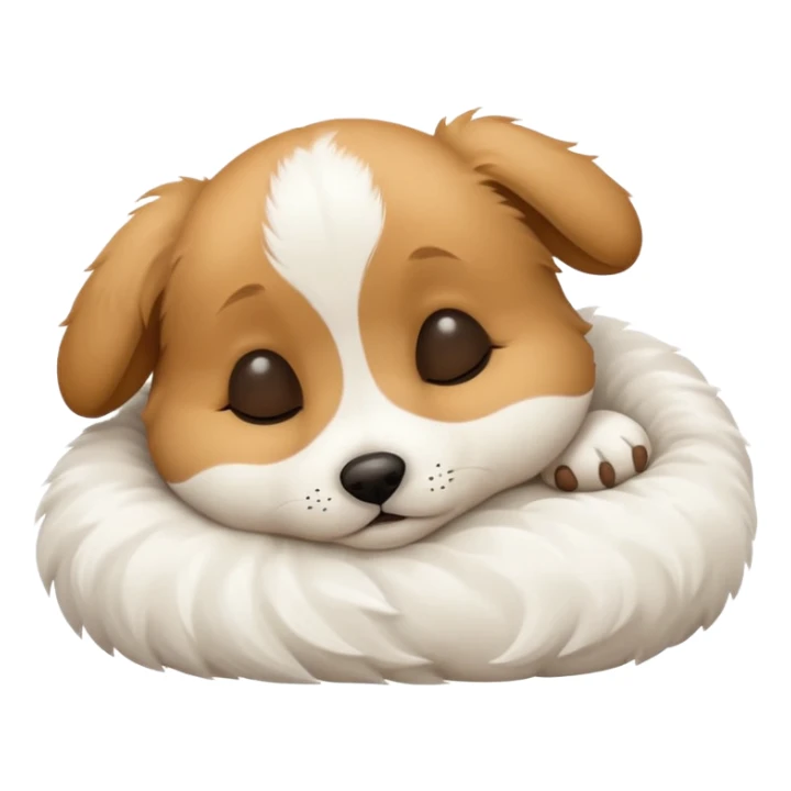 sleep puppy sticker