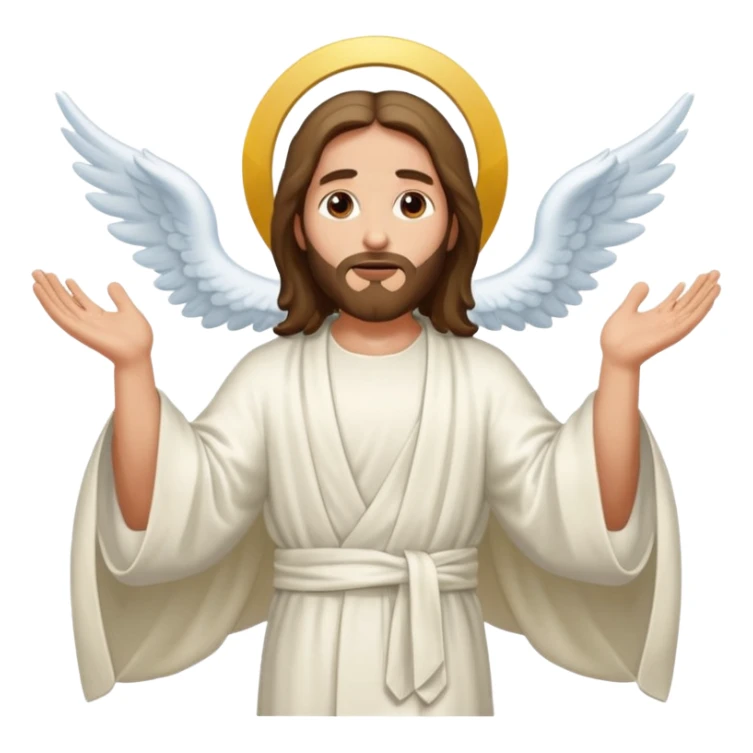 jesus fly to the heaven sticker