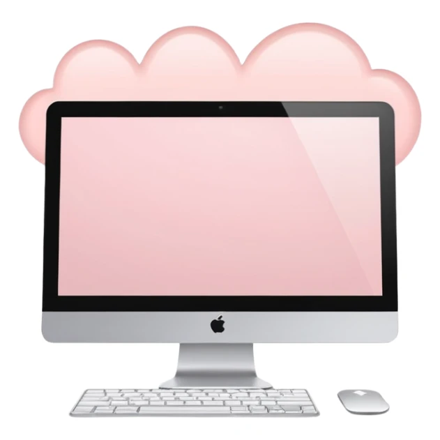 light pale pink wallpaper computer sticker
