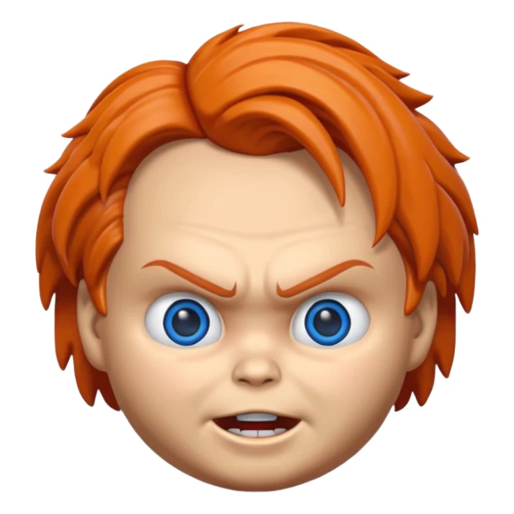 Un emojin de chuky sticker