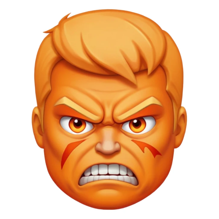 Orange anti trump  sticker