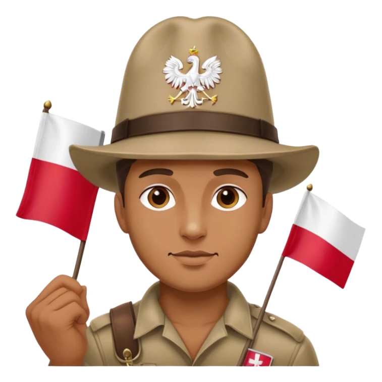 Man polish patriot patriot poland
 sticker