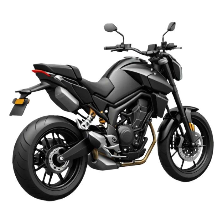 2022 black MT07 sticker