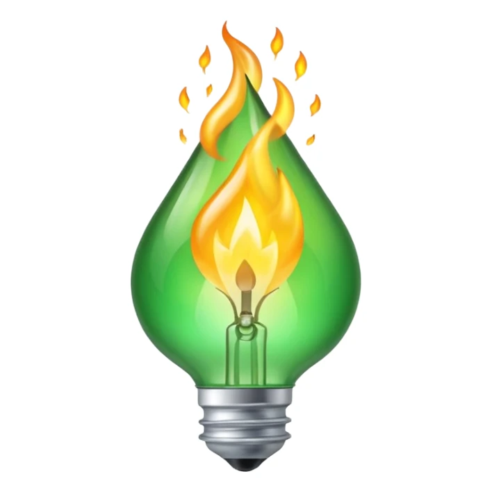 bombillo encendido que sugiere idea con una marca de check verde positivo sticker